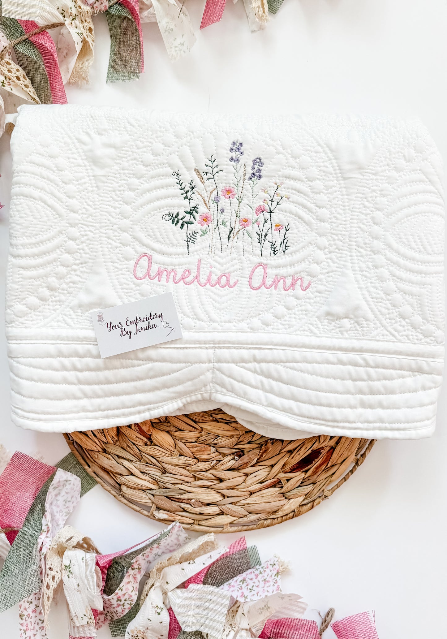 Floral Baby Quilt
