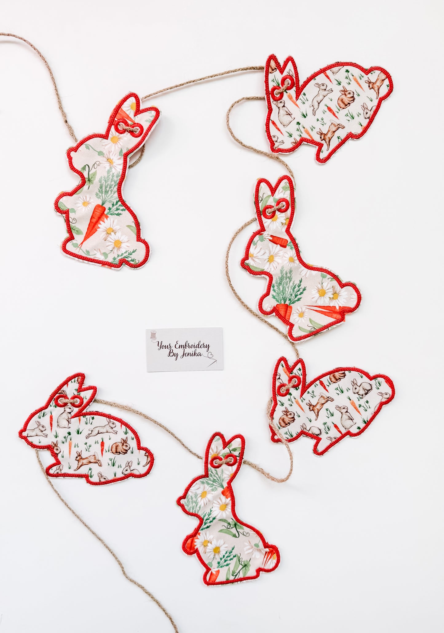 6 piece- Bunny Garland