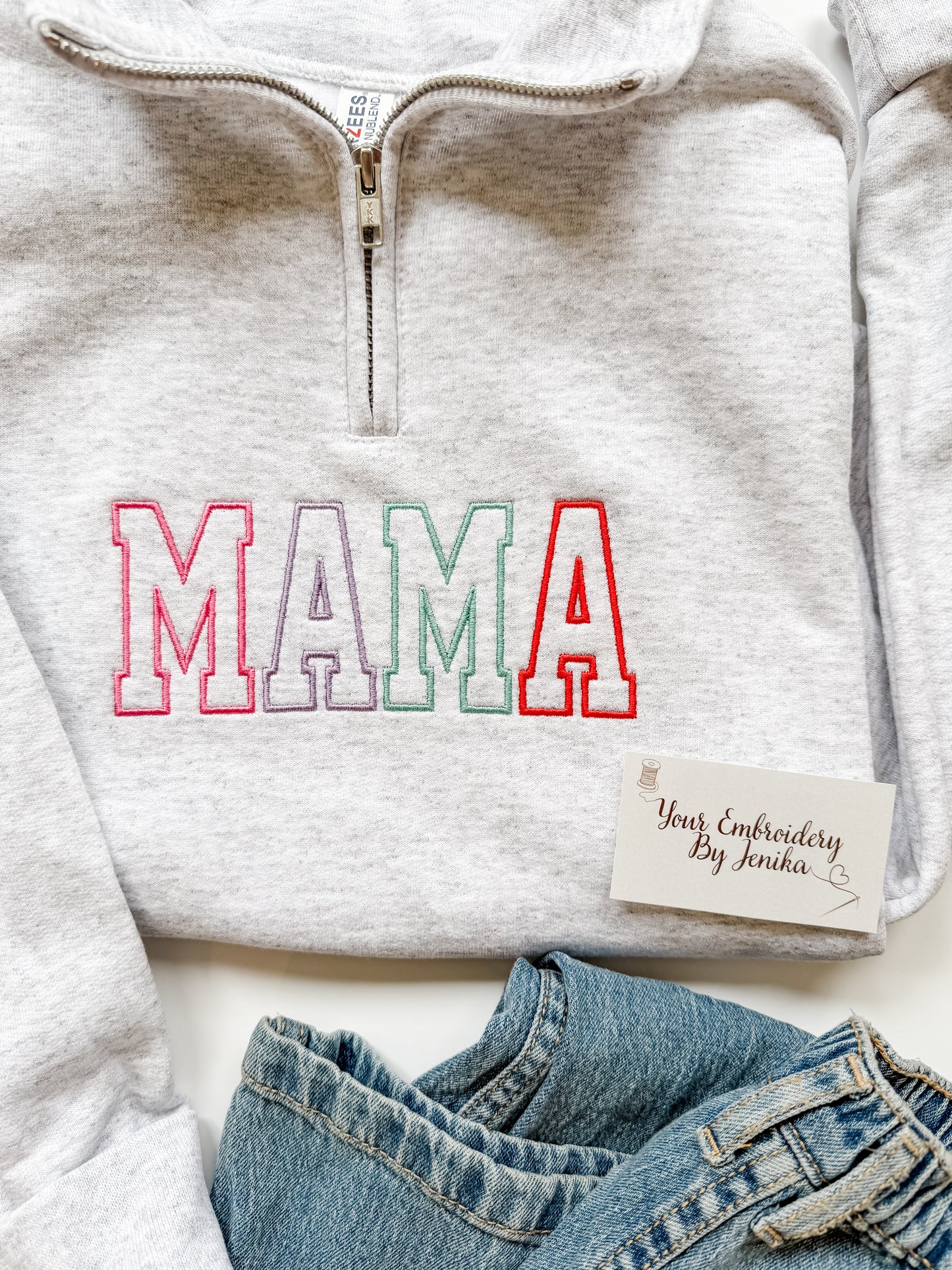 MAMA Quarter-Zip Sweatshirt