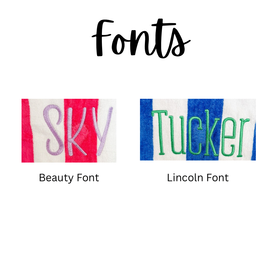Personalized Beach Towel