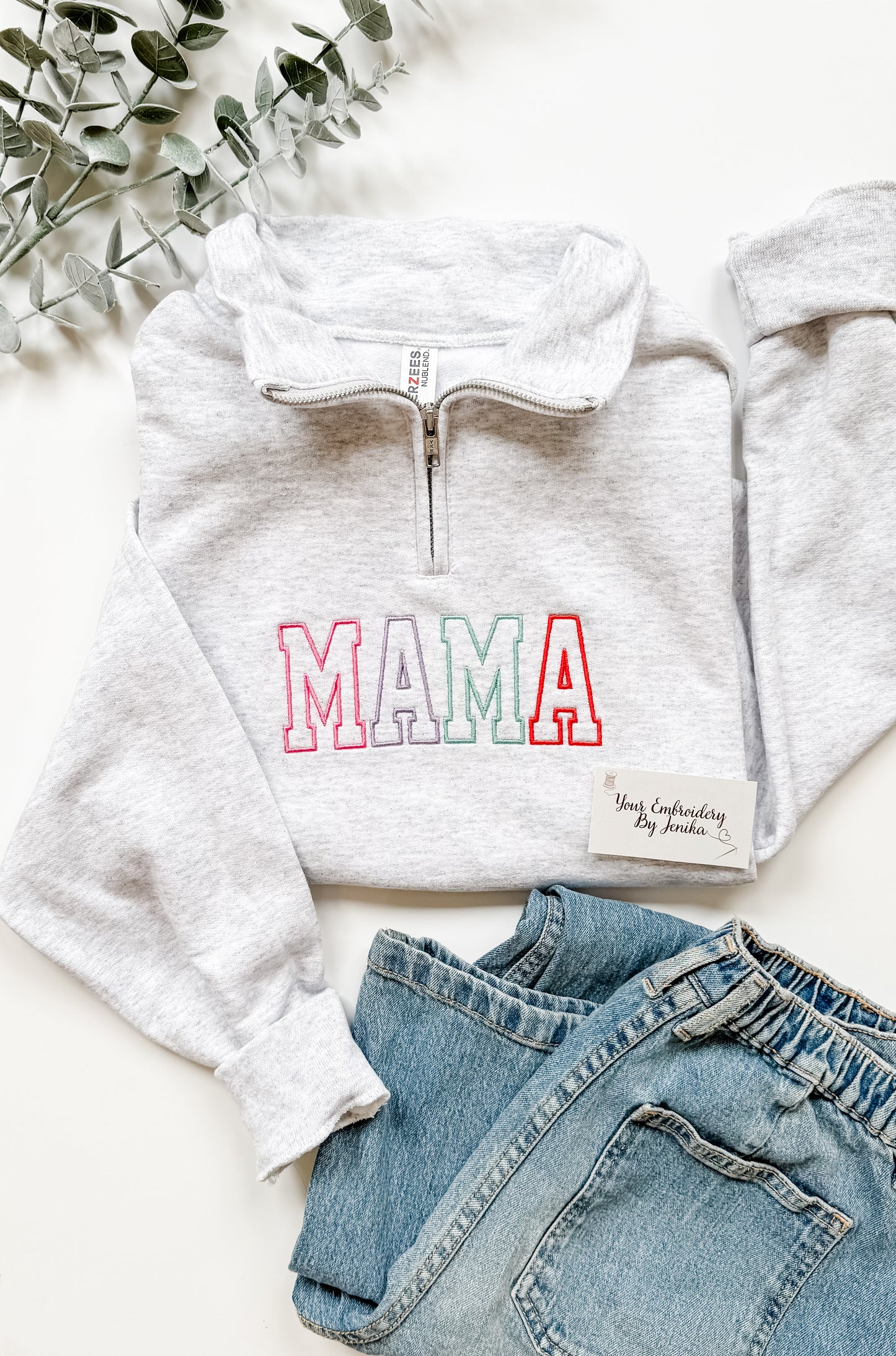MAMA Quarter-Zip Sweatshirt