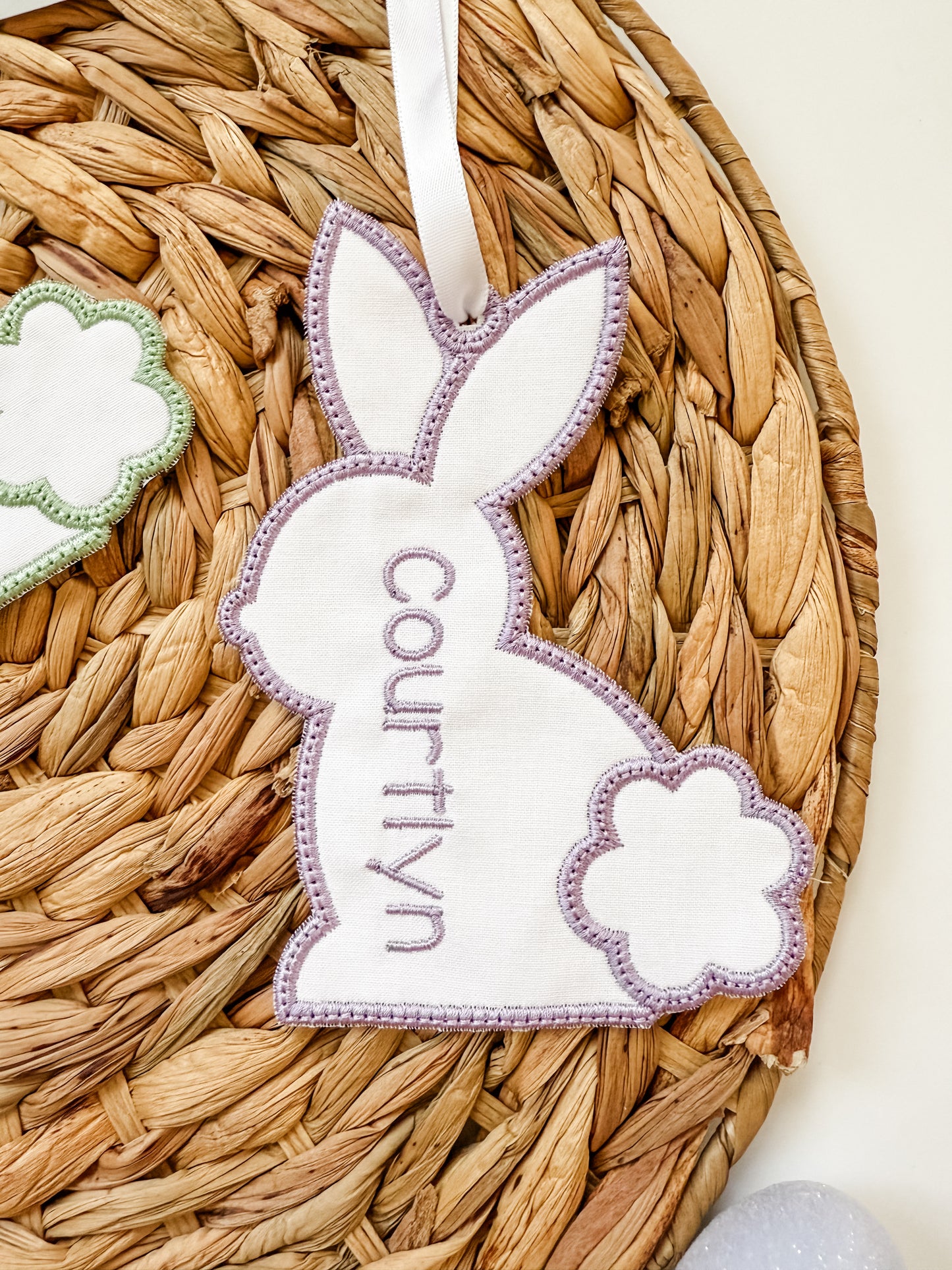 Pastel Bunny Basket Tags