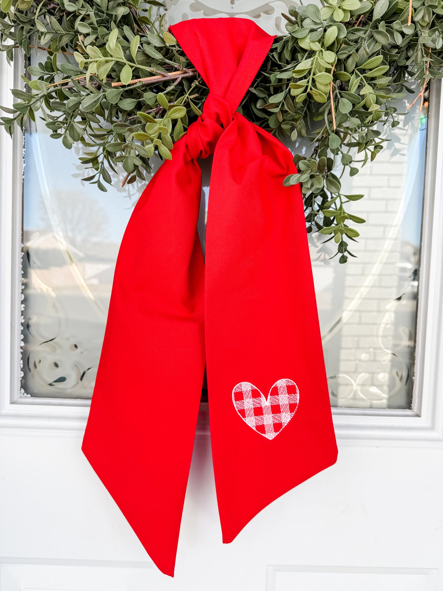 Valentine’s Wreath Sash