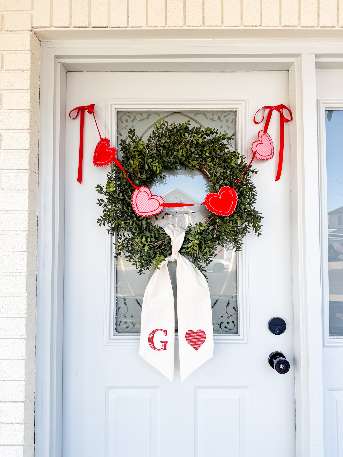 Valentine’s Wreath Sash
