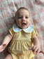 Striped Peter Pan Collar Bubble/Dresses