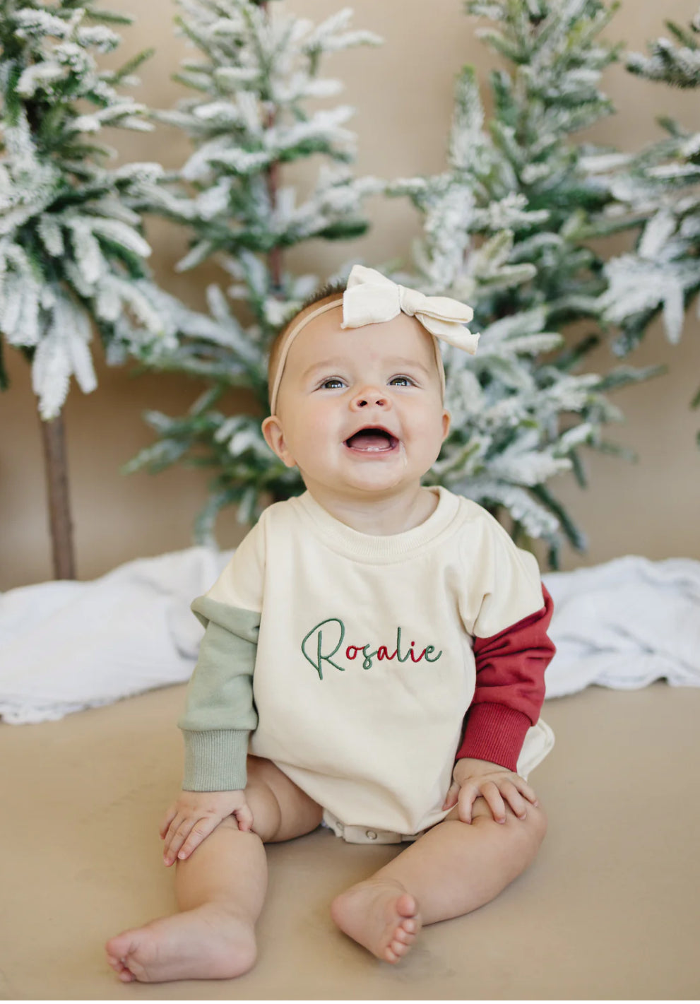 Colorblock Sweatshirt Romper