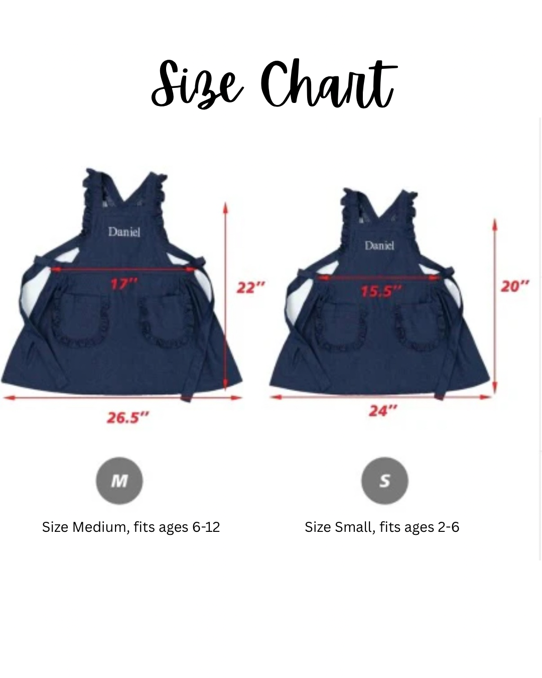 Girls & Boys Aprons PRE-ORDER