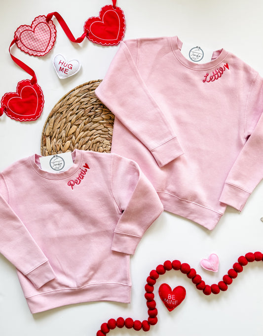 Sweetheart Name Sweatshirt