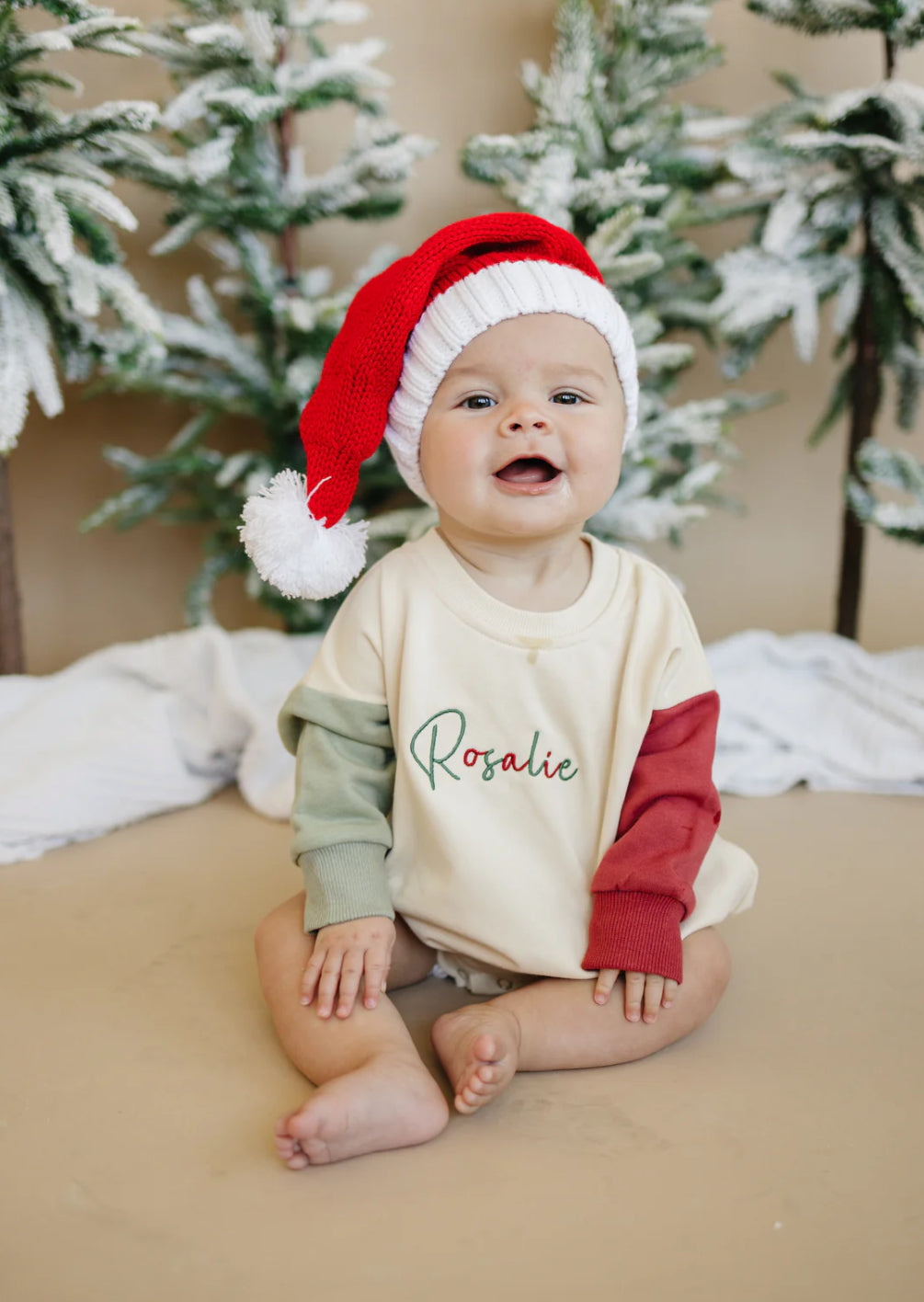 Colorblock Sweatshirt Romper