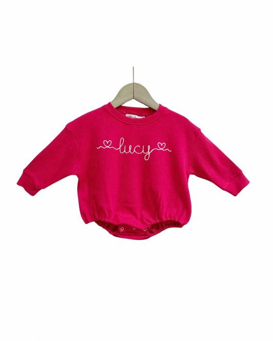 Bubble Romper Valentine Sweatshirt