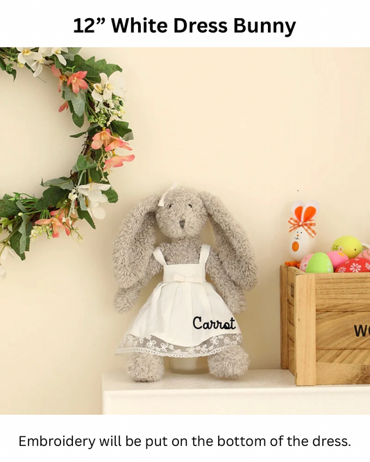 PRE-ORDER Personalized Plush Bunny