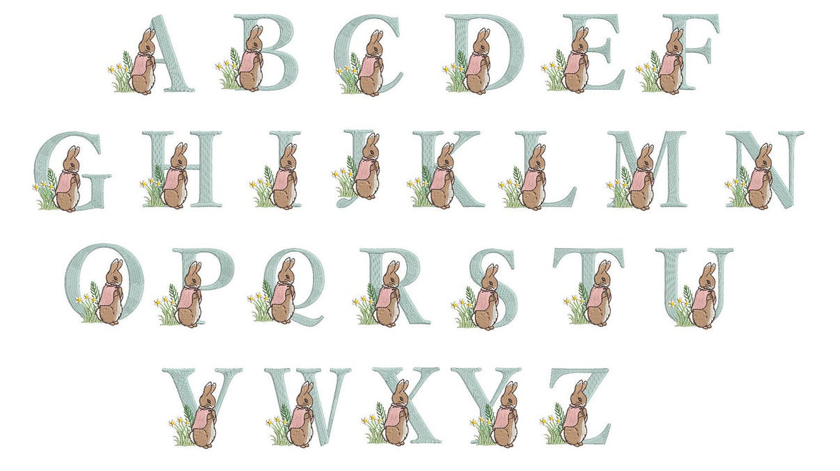 Girls Cottontail Rabbit Personalized