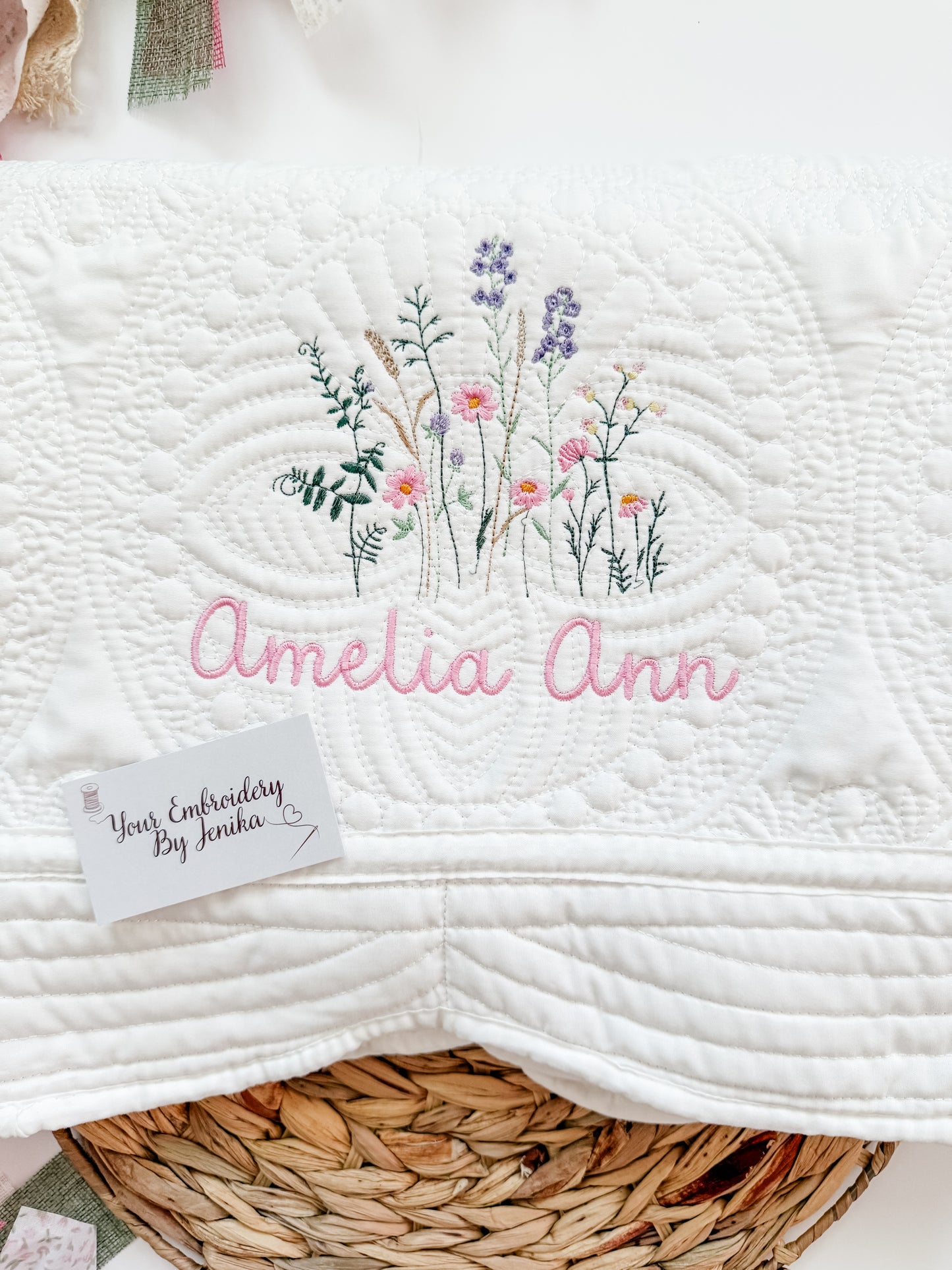 Floral Baby Quilt
