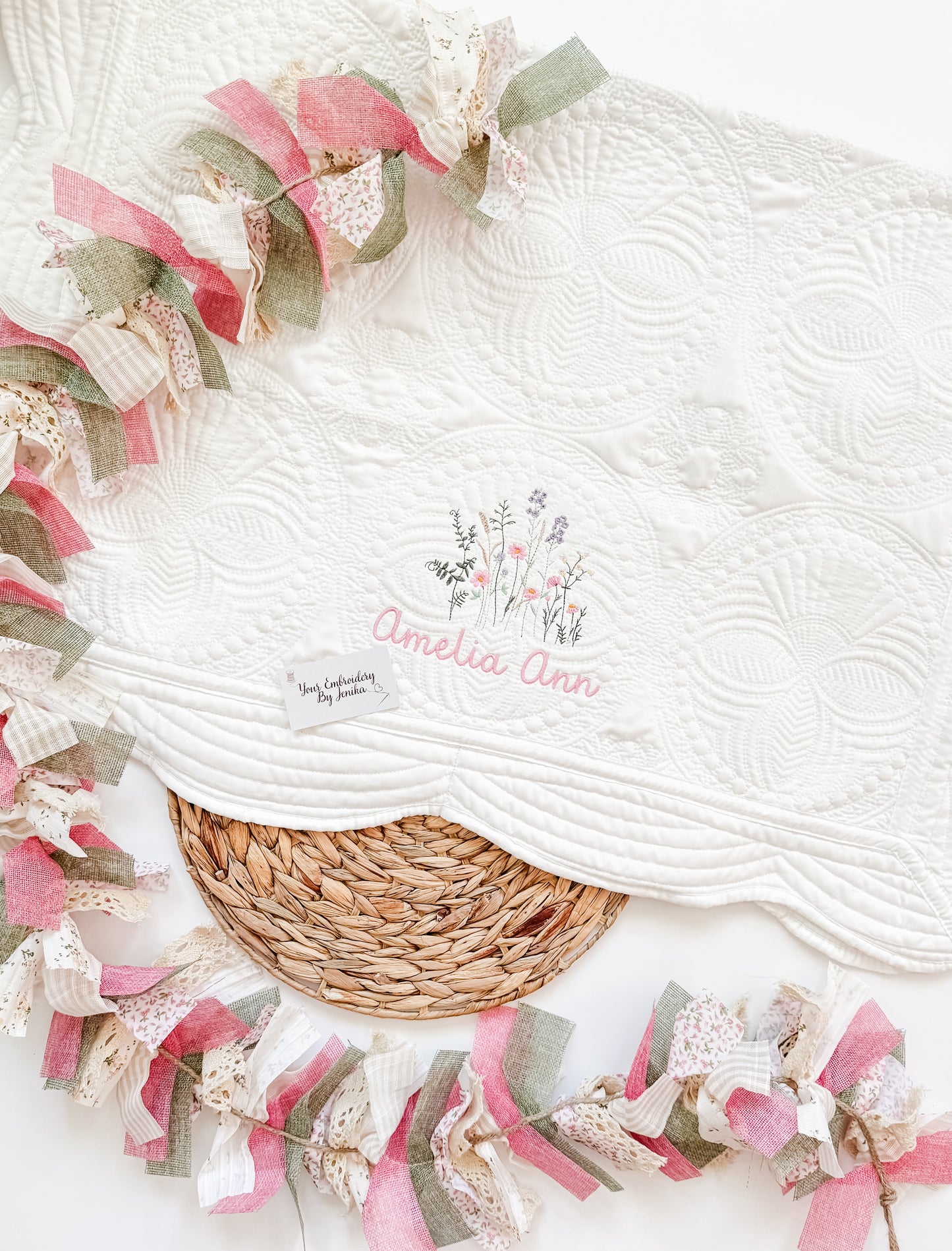 Floral Baby Quilt