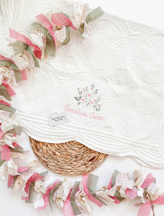 Floral Baby Quilt