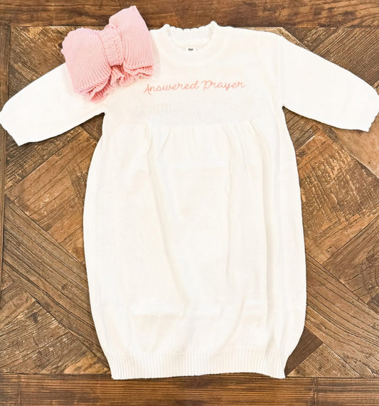 Newborn Knit Gown