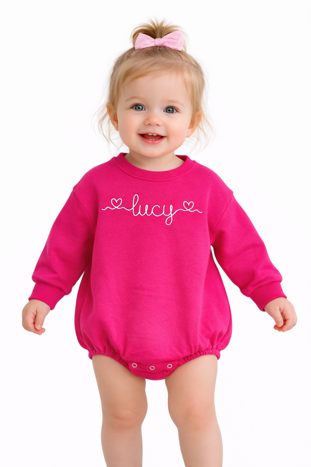 Bubble Romper Valentine Sweatshirt