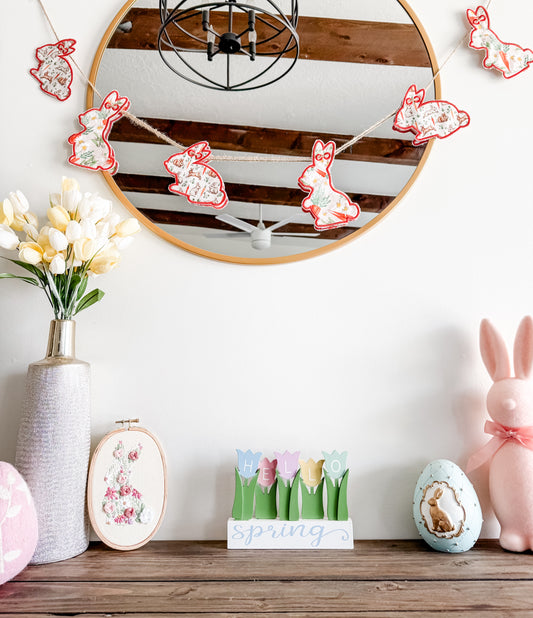 6 piece- Bunny Garland