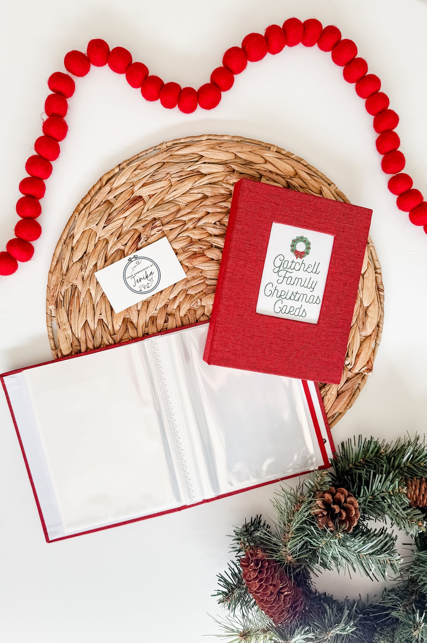 Christmas Card Album Keepsake