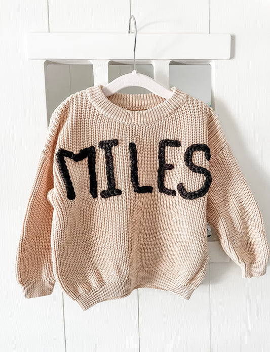 Boys Hand Embroidered Sweater