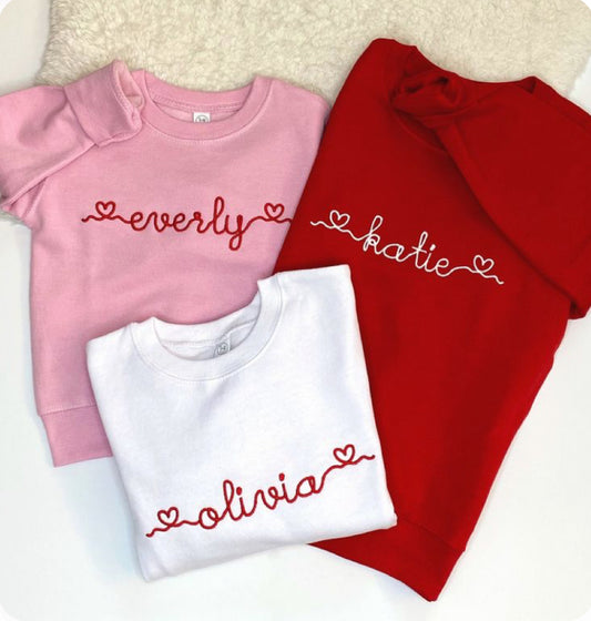 Toddler/Kids Valentine Sweatshirt