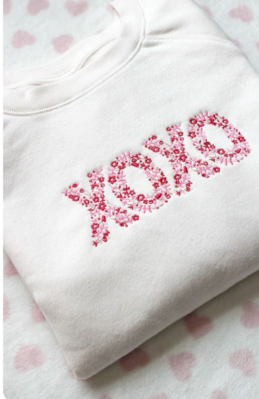 Floral XOXO Sweatshirt