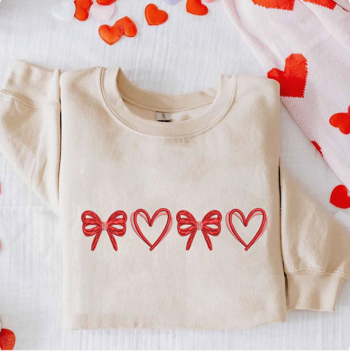 Bow Heart Bow Heart Sweatshirt