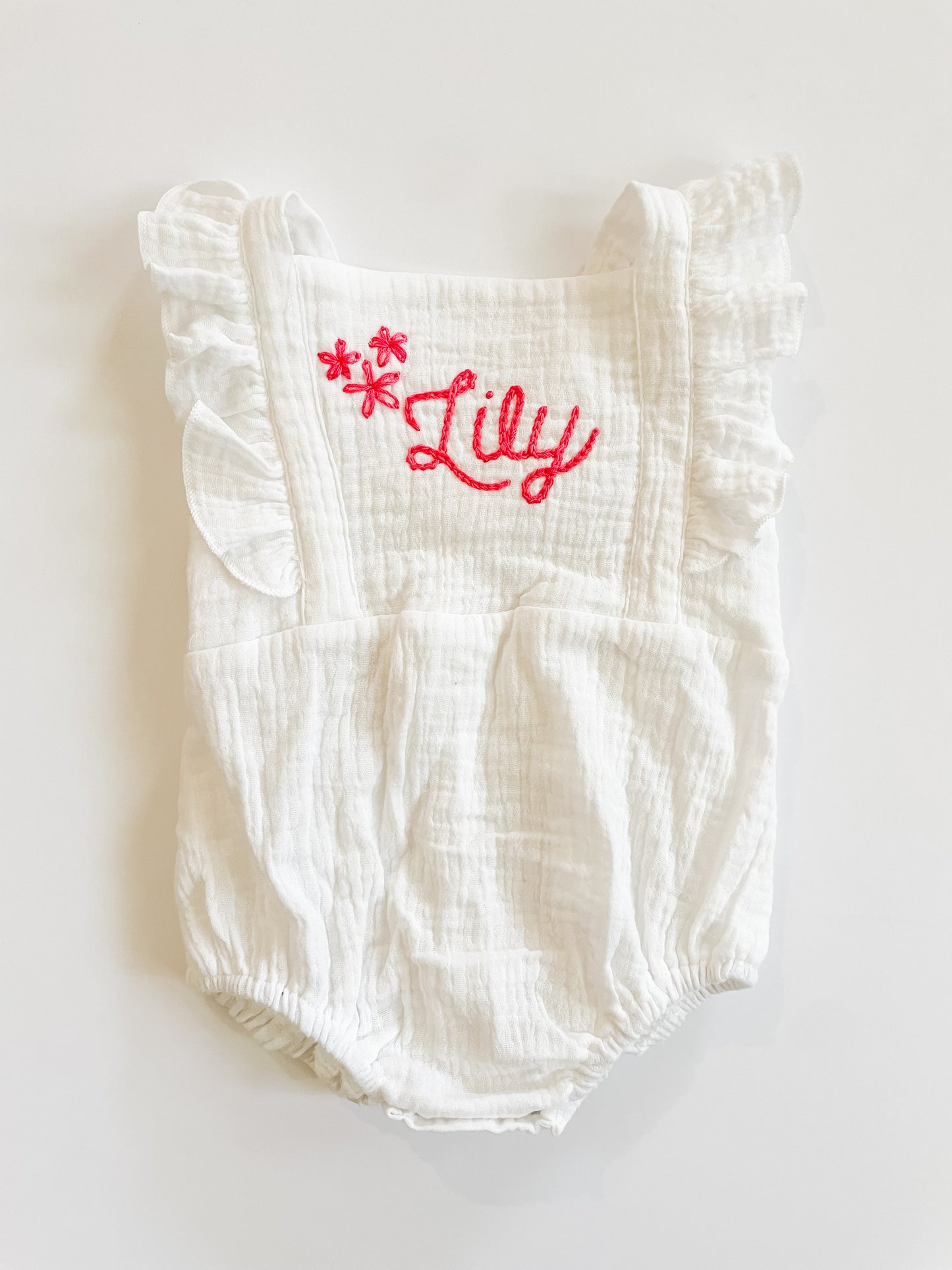 Personalized Muslin Romper