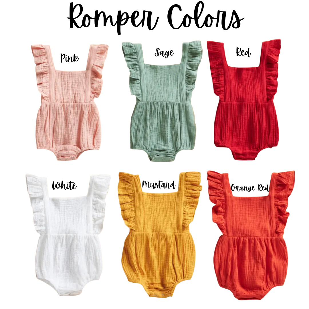 Personalized Muslin Romper