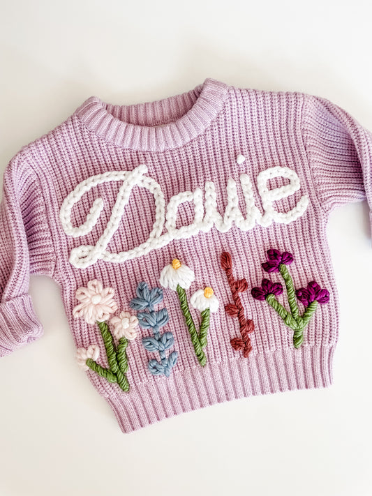 Floral Garden Sweater