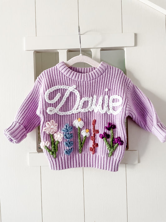 Floral Garden Sweater