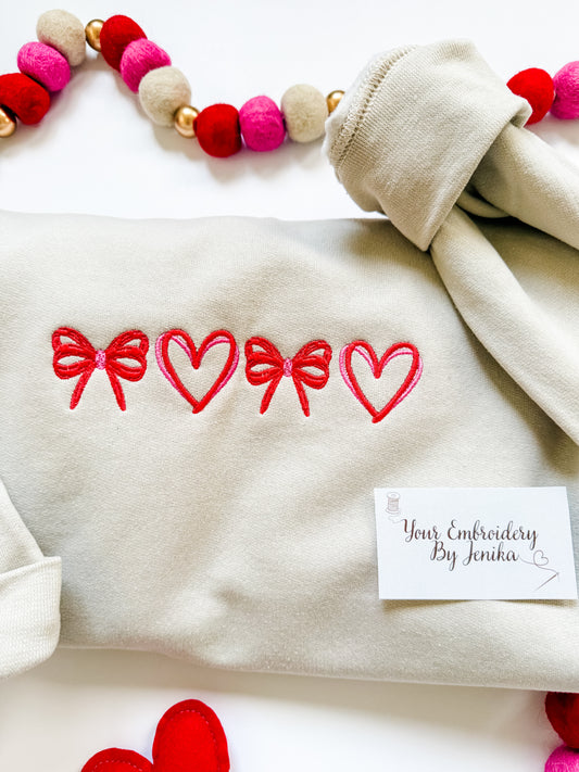 Bow Heart Bow Heart Sweatshirt