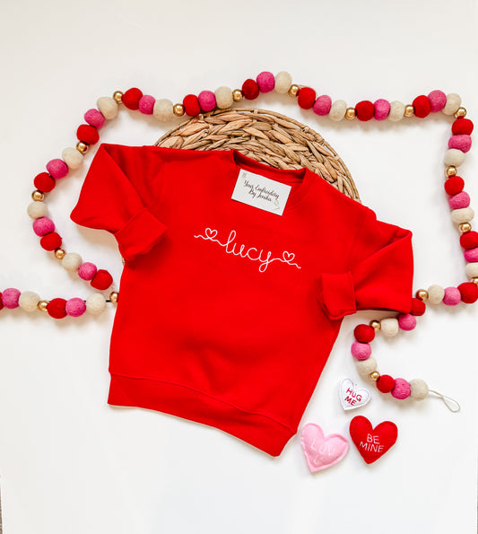 Toddler/Kids Valentine Sweatshirt