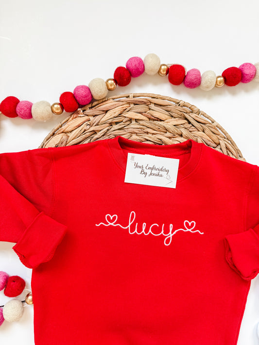 Toddler/Kids Valentine Sweatshirt