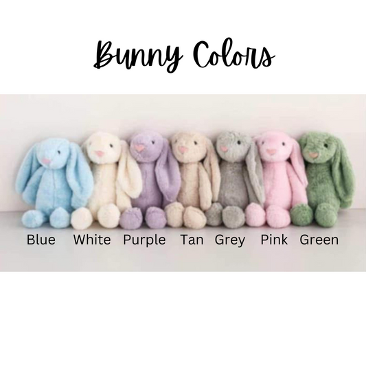 PRE-ORDER Personalized Plush Bunny