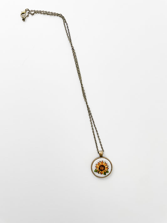 Sunflower Pendant