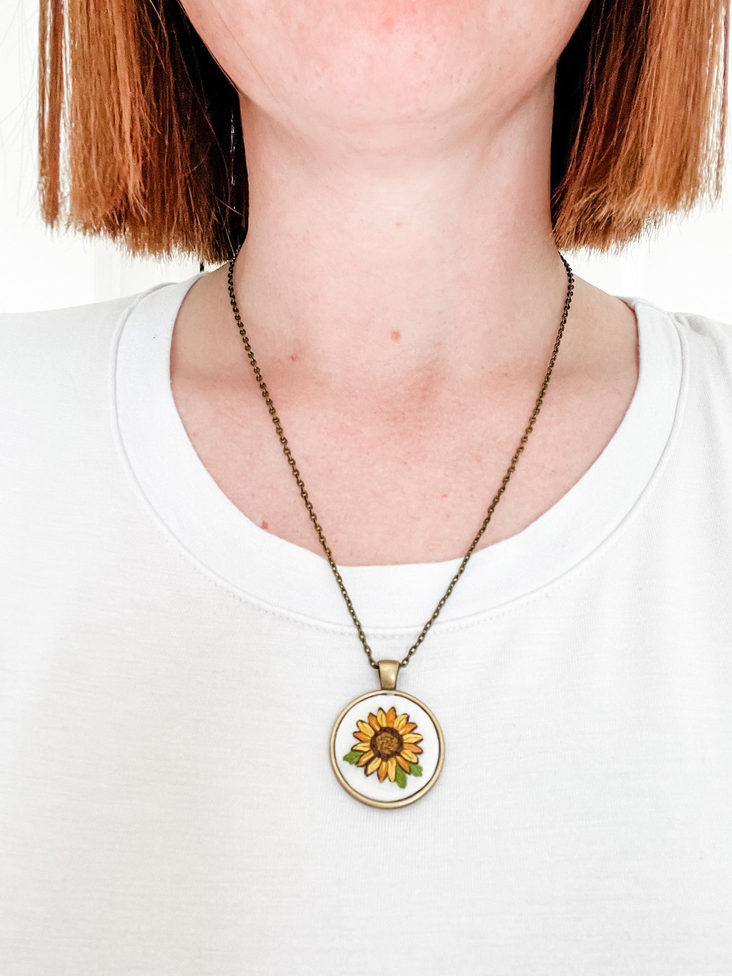 Sunflower Pendant